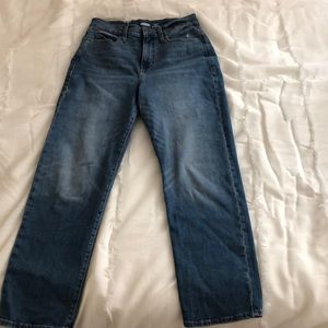 Old Navy High Rise Straight Cut Jeans
